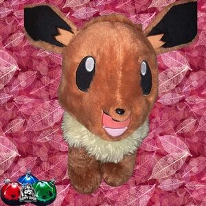 EEVEE Pokemon Build A Bear Workshop Plush Stuffed Animal BAB 12" Tall 2017 Tag